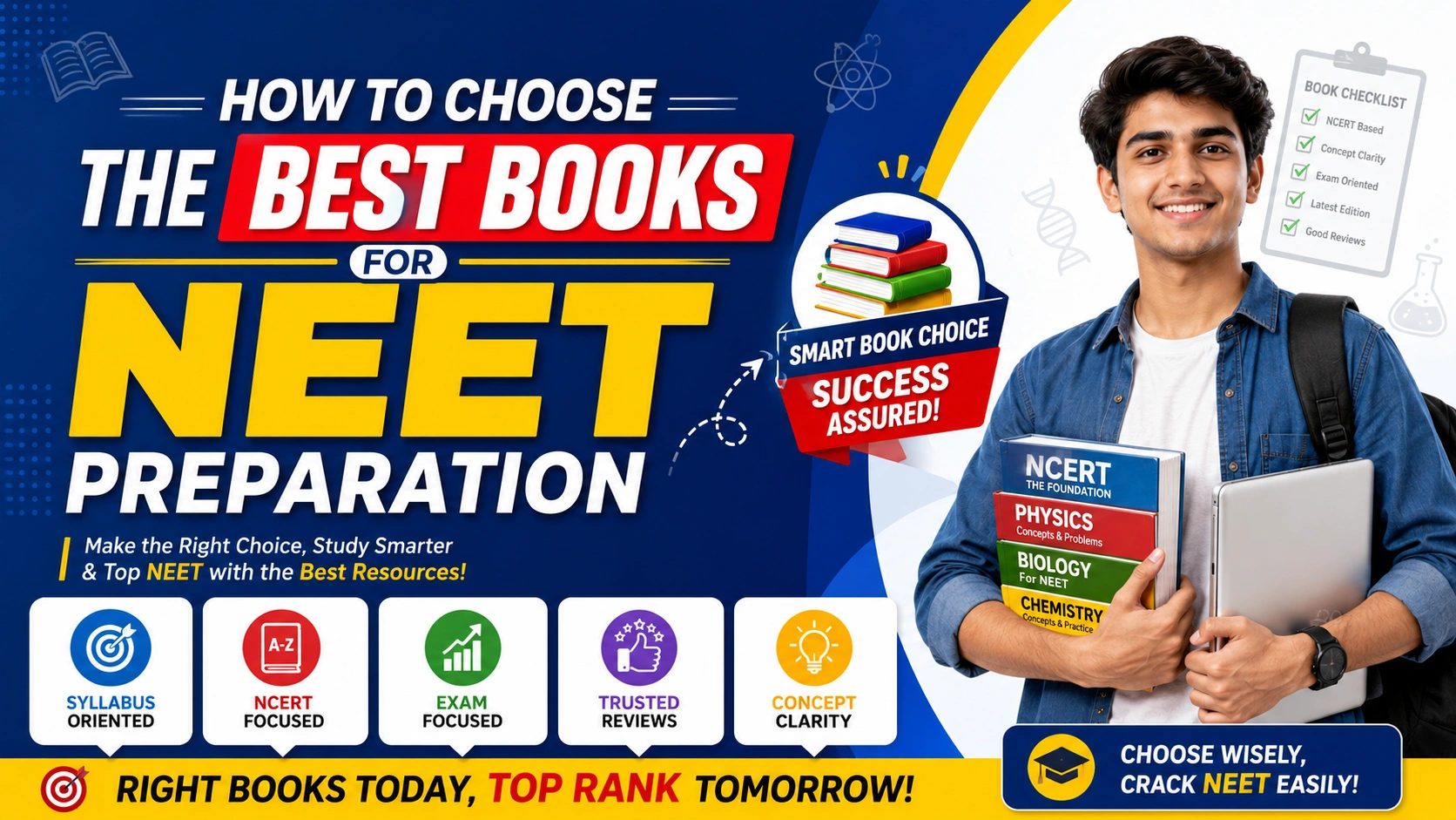 A Complete Guide for Medical Aspirants on Selecting the Best Study Material for NEET